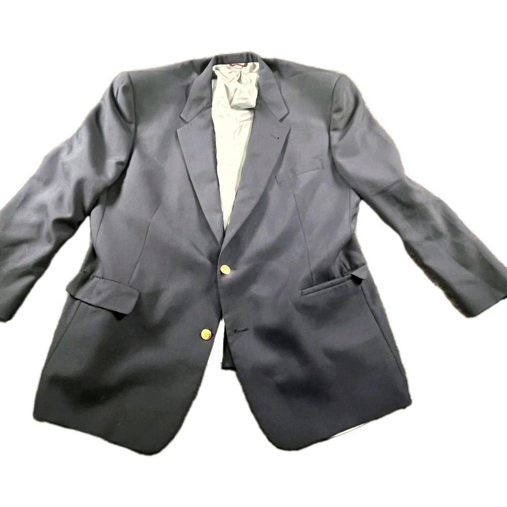 Jack Nicklaus Tournament Series Blazer Jacket Mens 48 Charcoal Gray‎ Notch Lapel